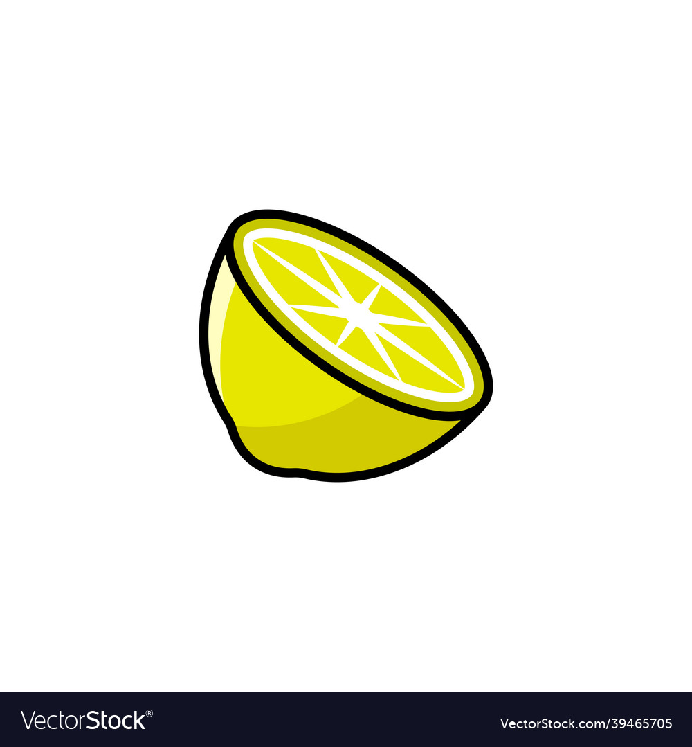 Lemo slice icon design template isolated