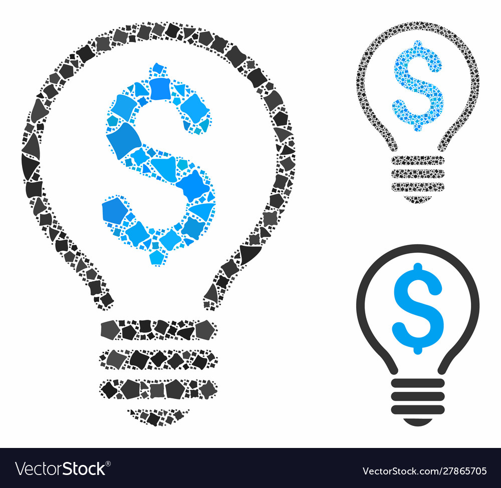 Patent composition icon uneven pieces