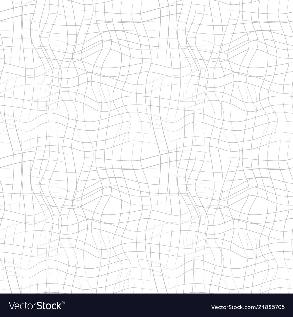 Seamless pattern with wavy drawn lines