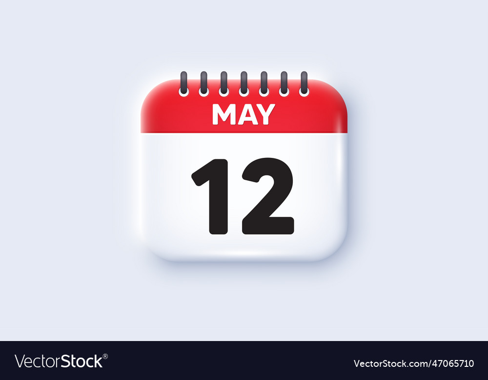 12th day of the month icon event schedule date