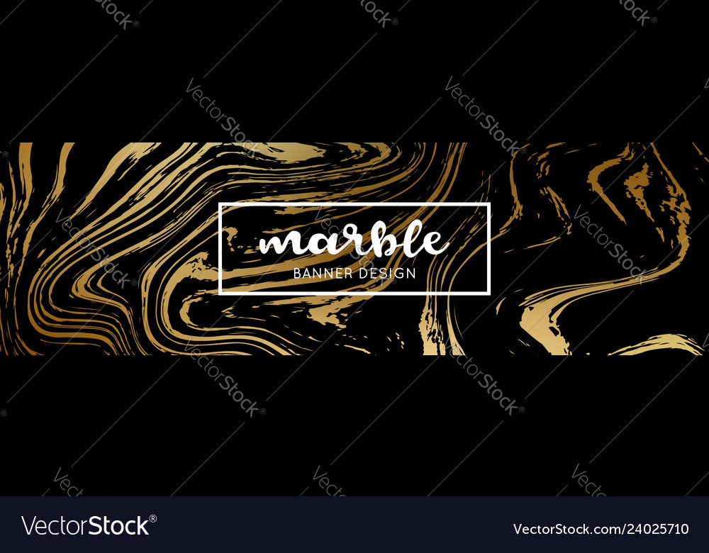 Black and Gold Marble Texture