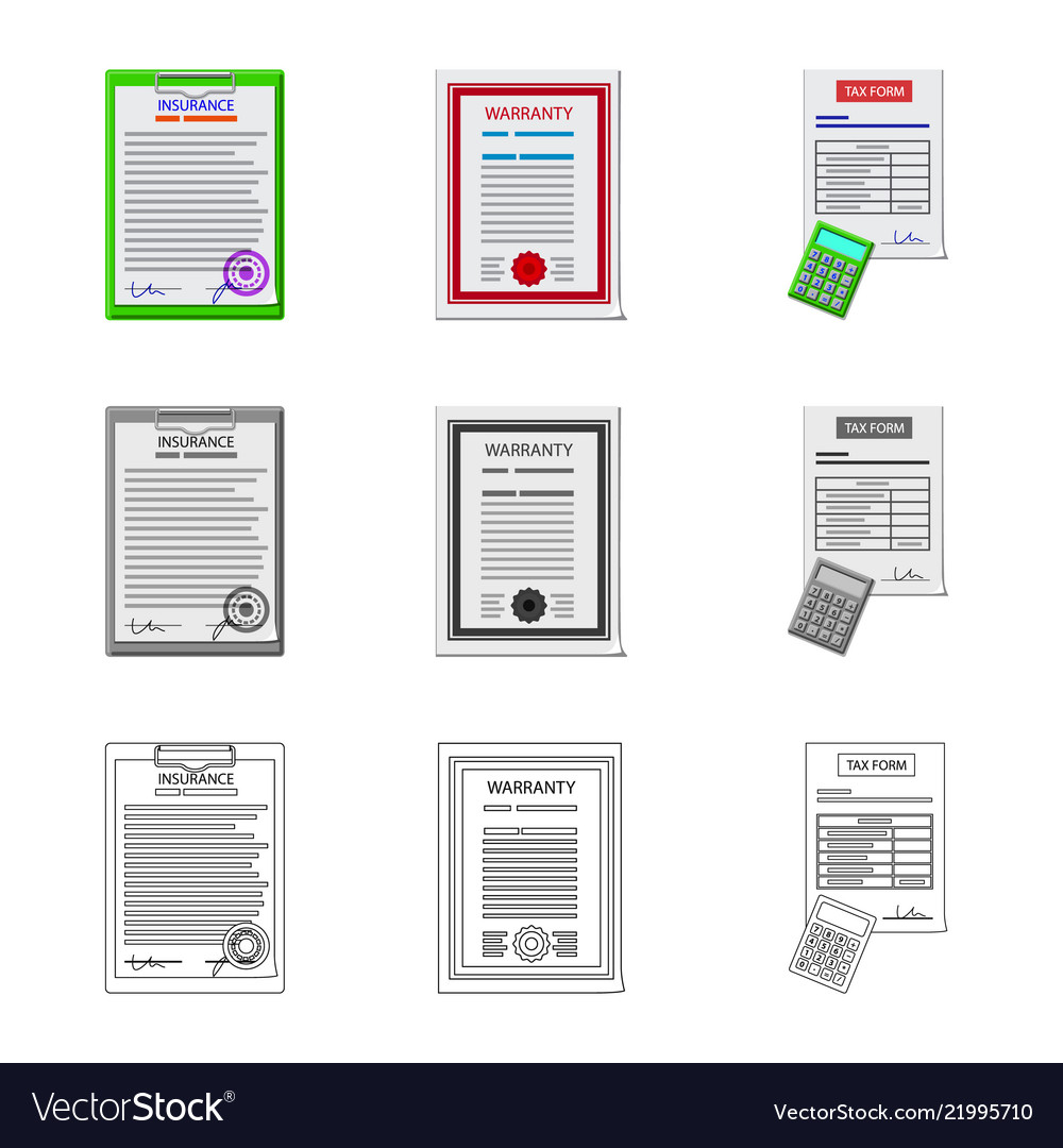 Design of form and document sign