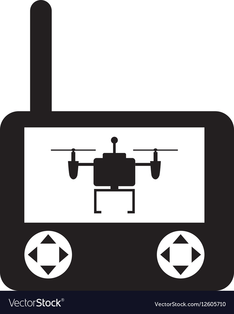 Drone remote control isolated icon