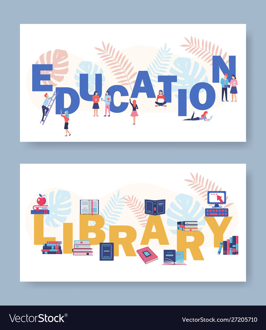 E-learning school banners