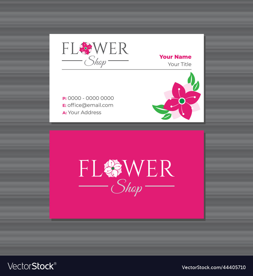 Florist deals business cards