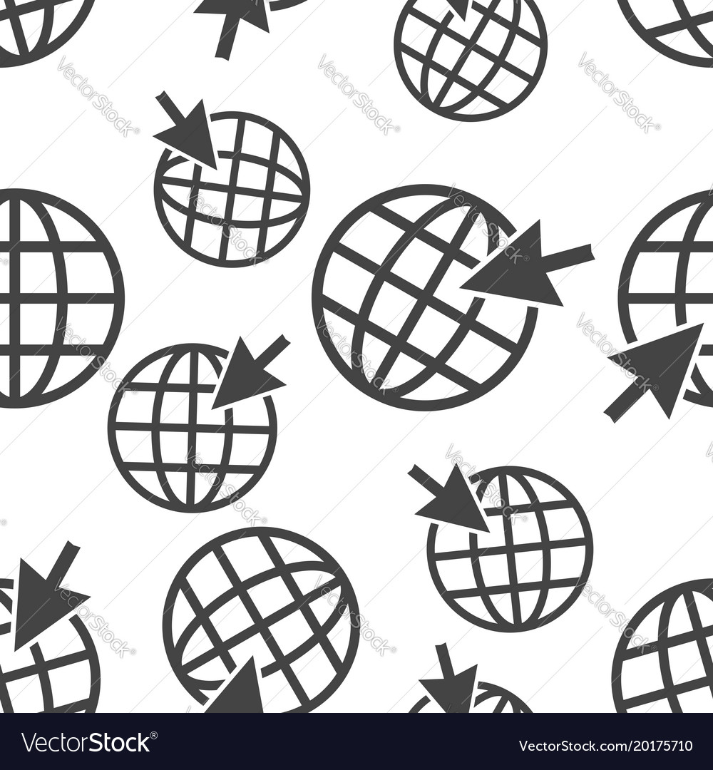 Go to web seamless pattern background icon