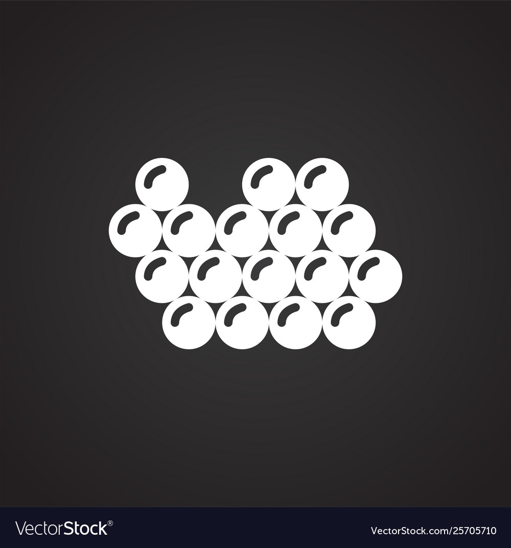 Microbe icon on background for graphic and web Vector Image Microbe icon on background for graphic and web