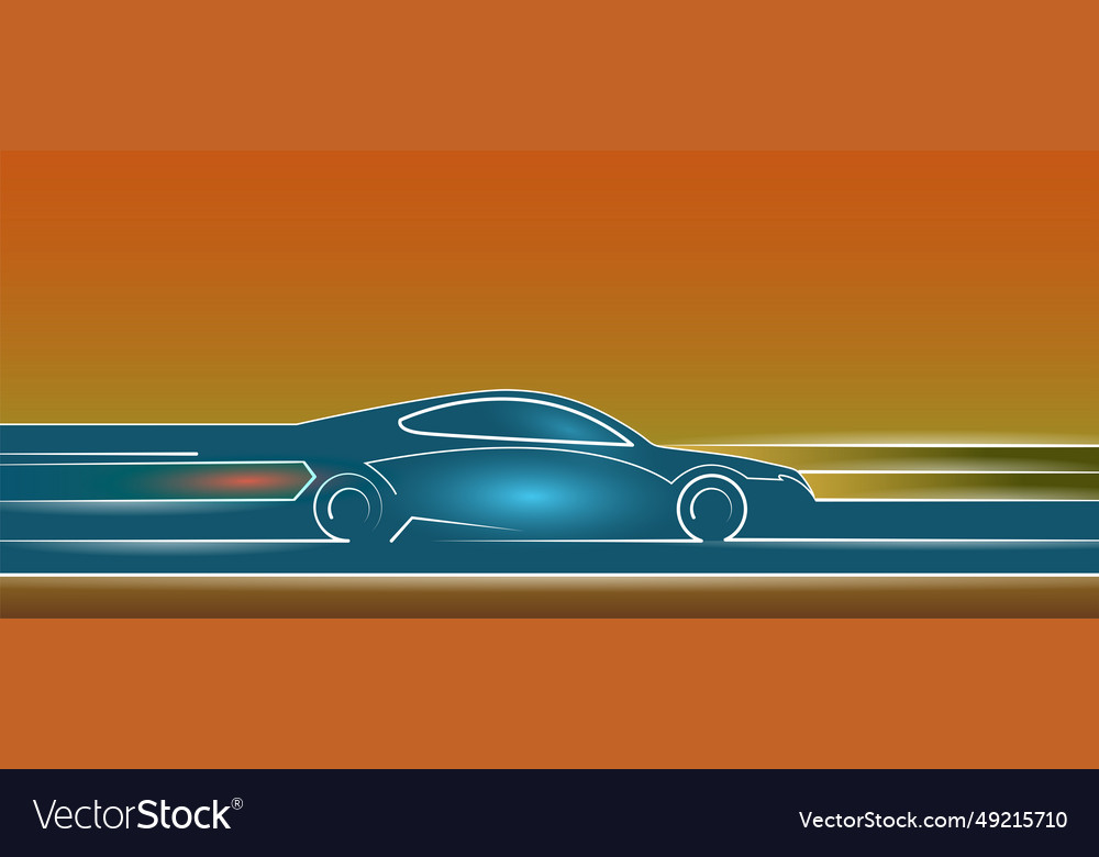 Racing speed background abstraction in car track vector image Racing speed background abstraction in car track