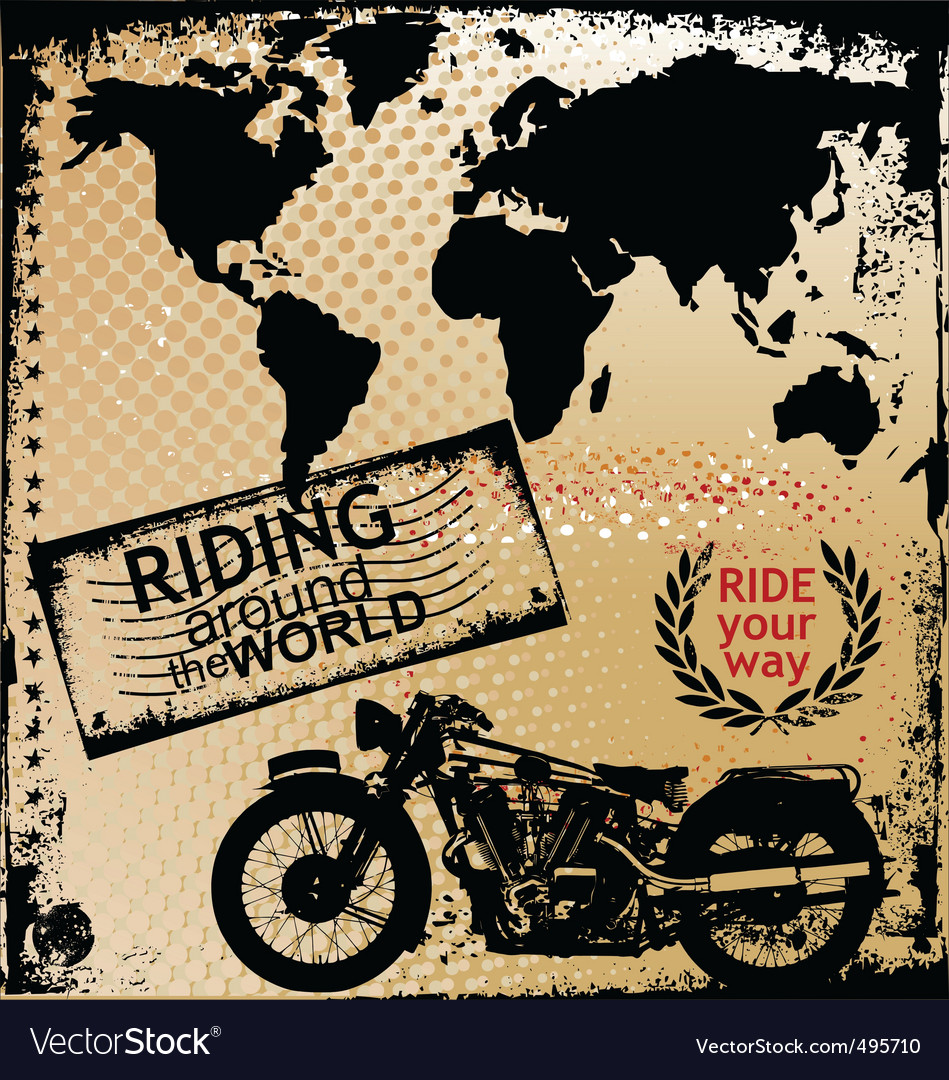 Riding around the world