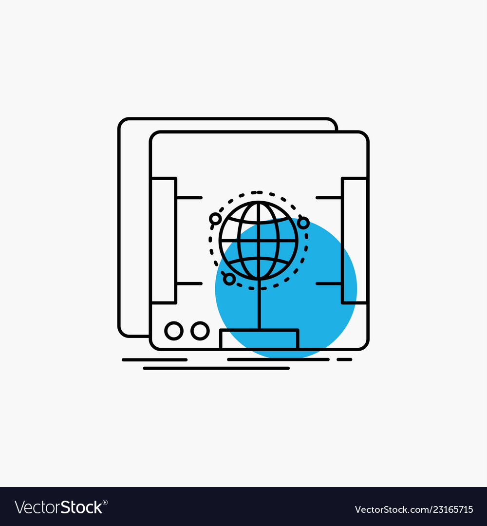 3d dimensional holographic scan scanner line icon vector image 3d dimensional holographic scan scanner line icon
