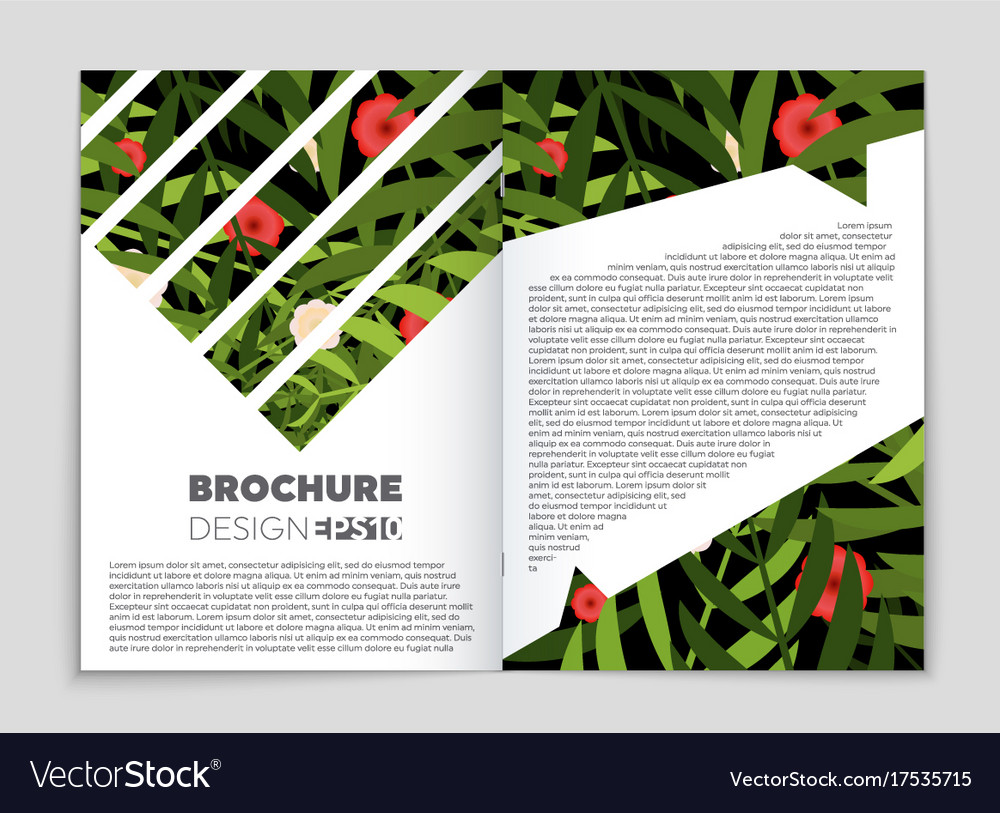 Abstract layout background set for art