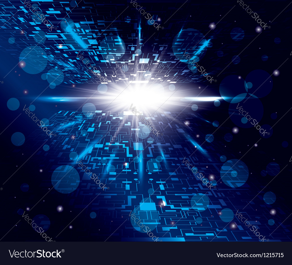 Abstrakter glänzender Hintergrund mit Matrix und Strahlen