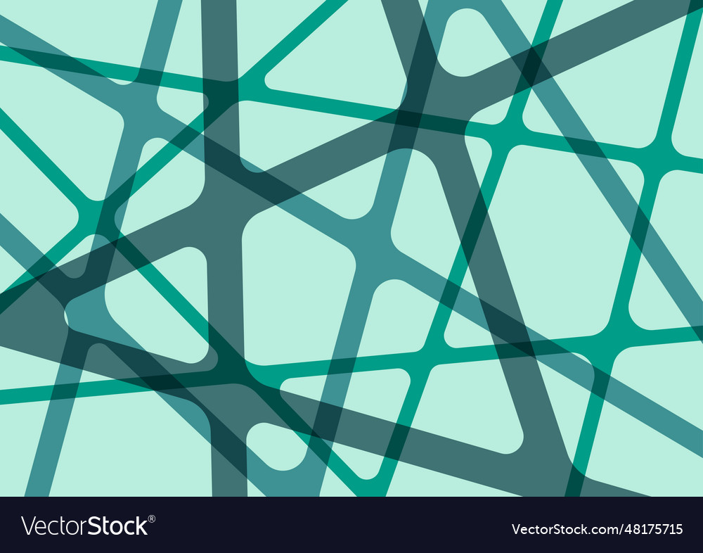 Abstract structure line pattern geometric green vector image Abstract structure line pattern geometric green