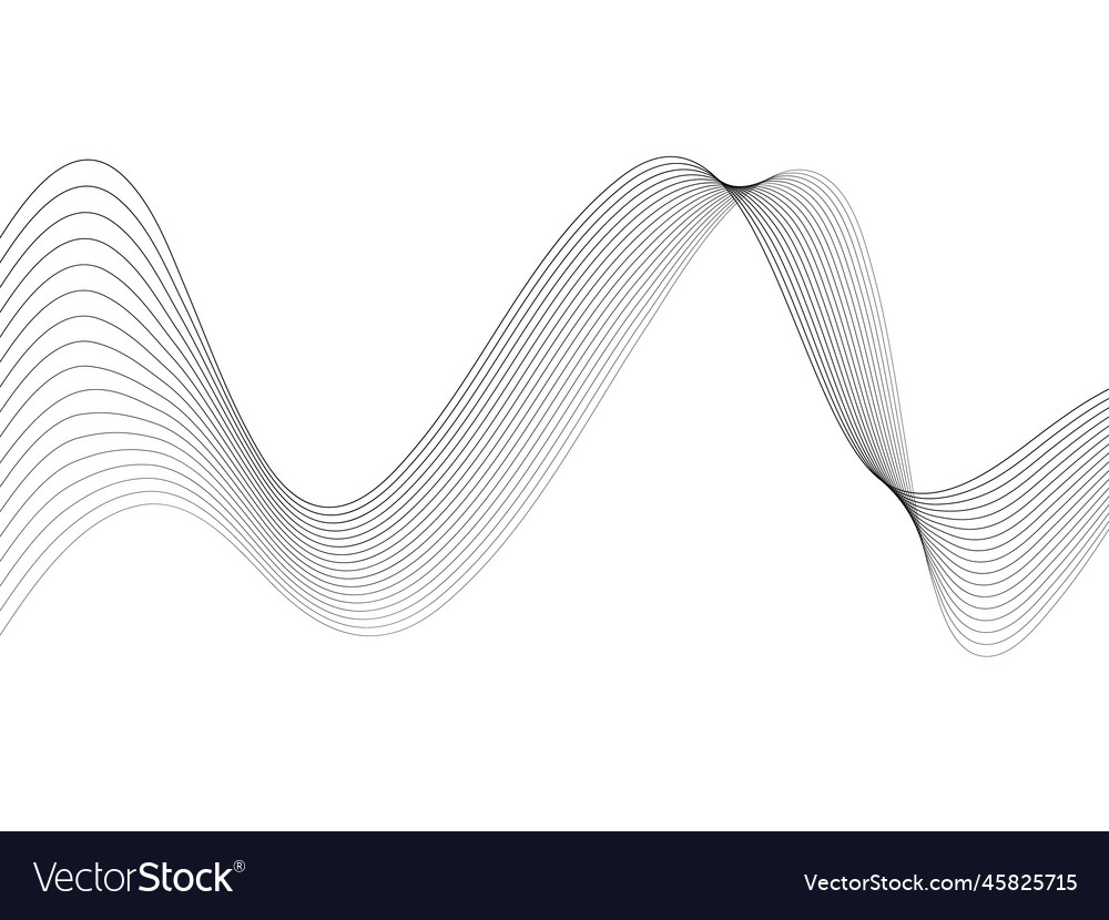 Abstract wave element for design digital vector image Abstract wave element for design digital