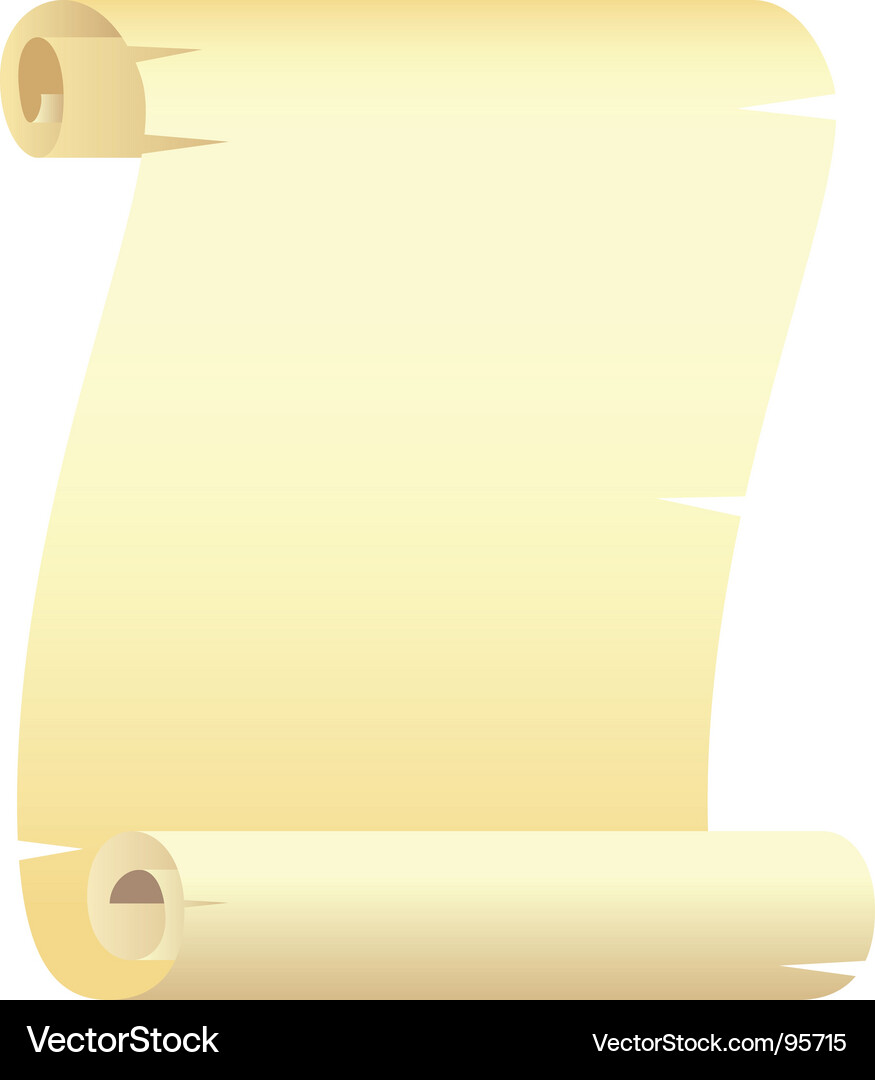 Antique Paper Scroll Royalty Free Vector Image