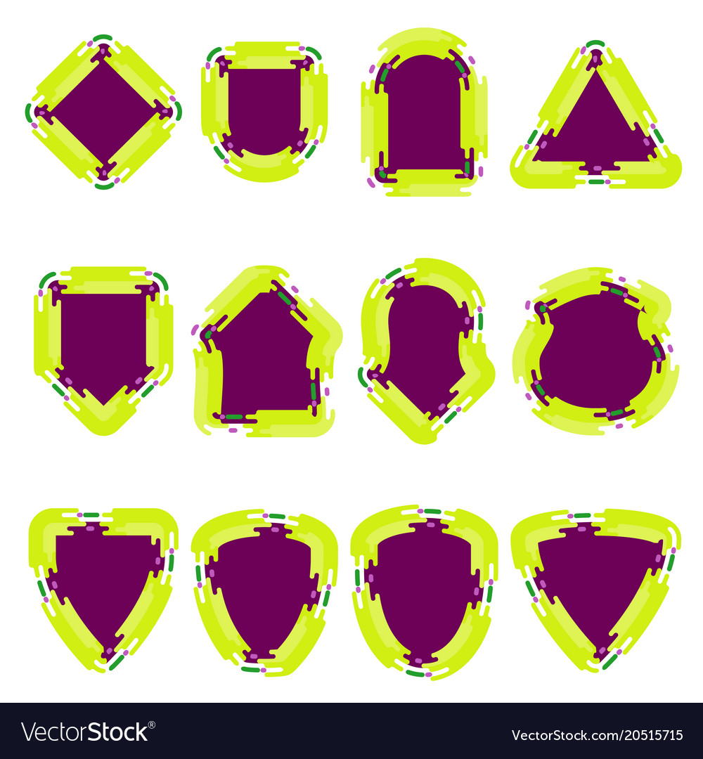 Badge color set Royalty Free Vector Image - VectorStock