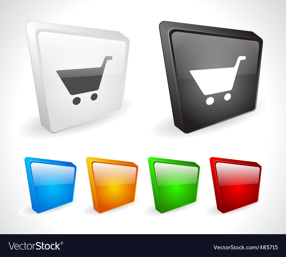 Color 3d buttons for web