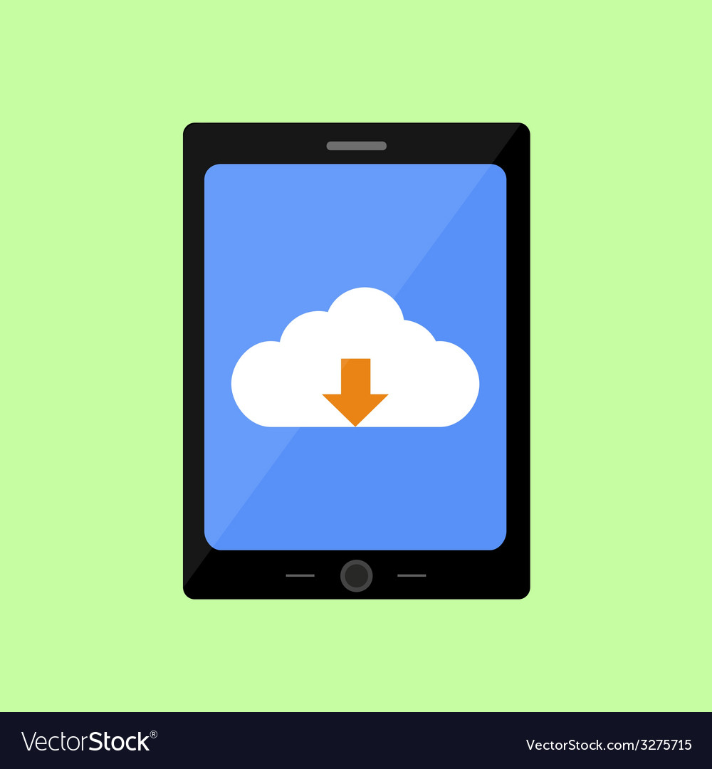 Flat style touch pad with cloud uploading