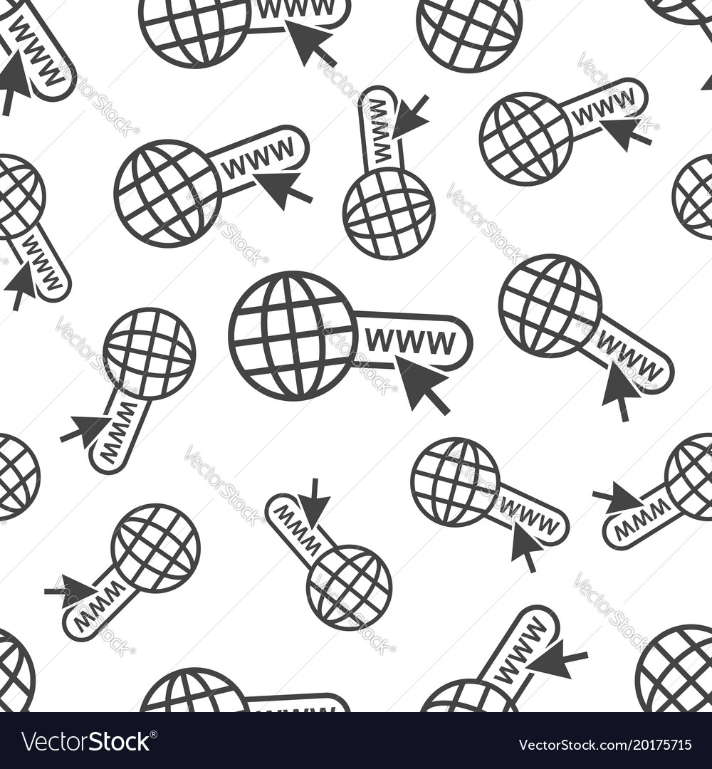 Go to web seamless pattern background icon
