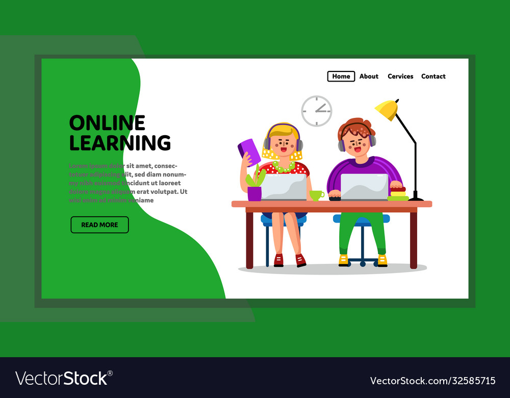 Online learning and educate on computer