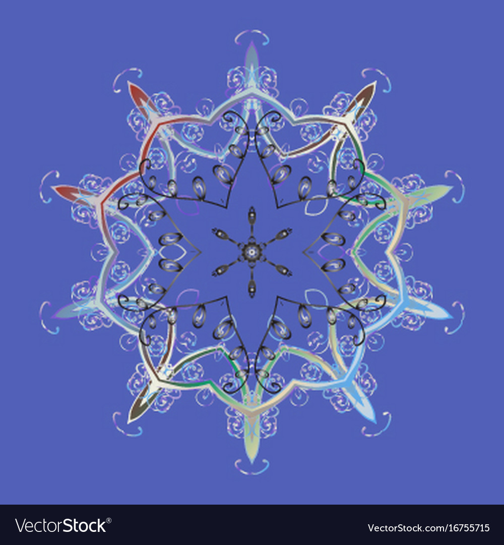 Winter pattern design on colorful background