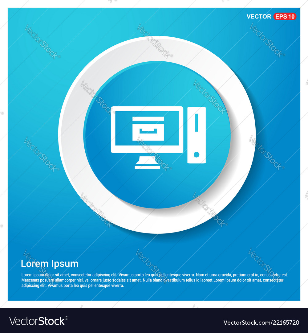 Desktop computer icon