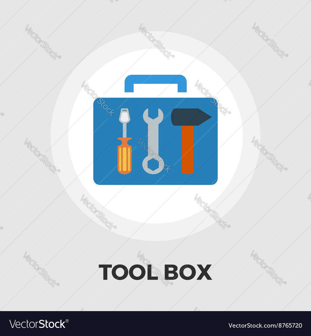 Toolbox Icon - Flat Style