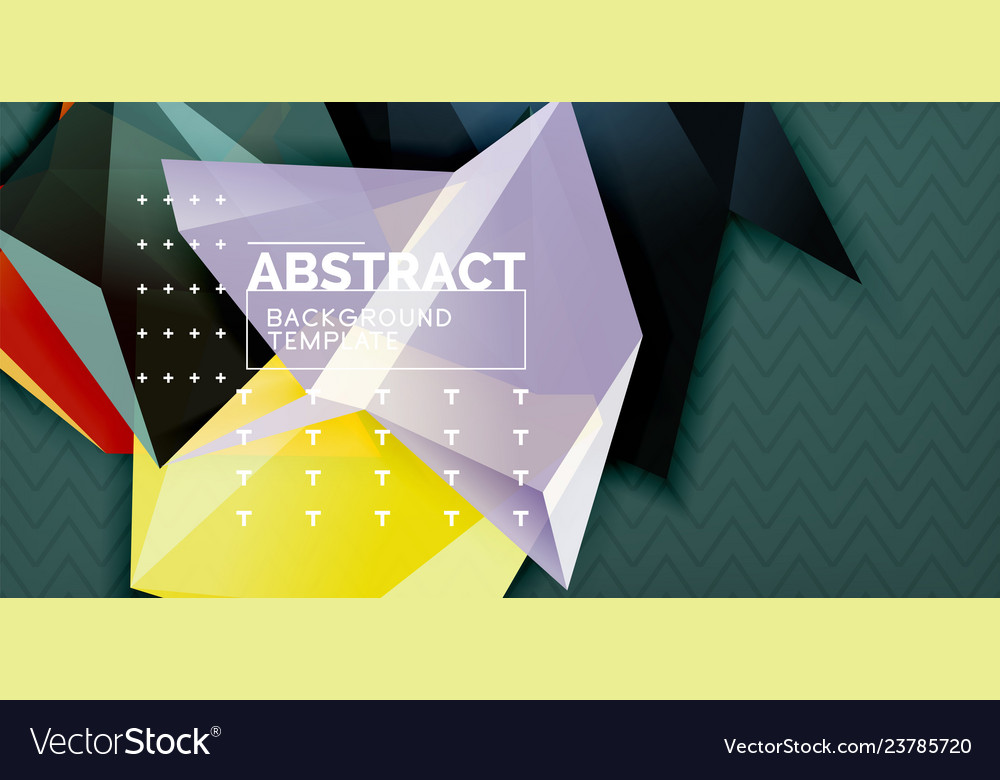 Triangular low poly background design