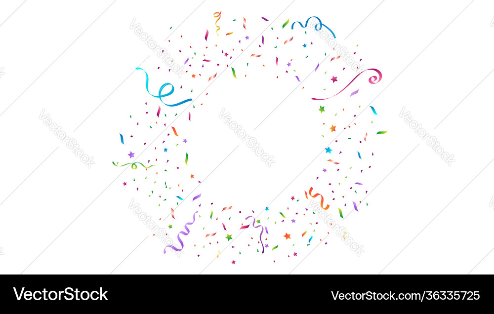 Abstract background with many falling tiny Vector Image