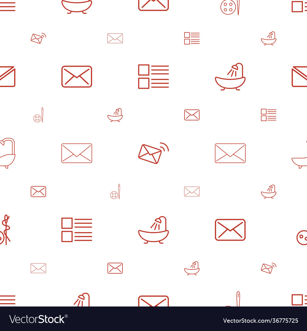 Buttons icons pattern seamless white background