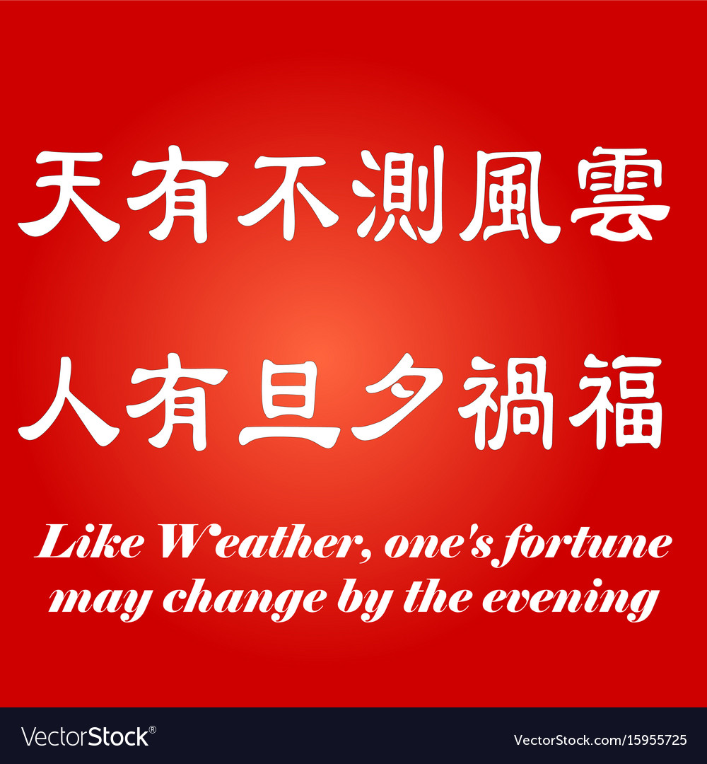 Chinese characters writing with different