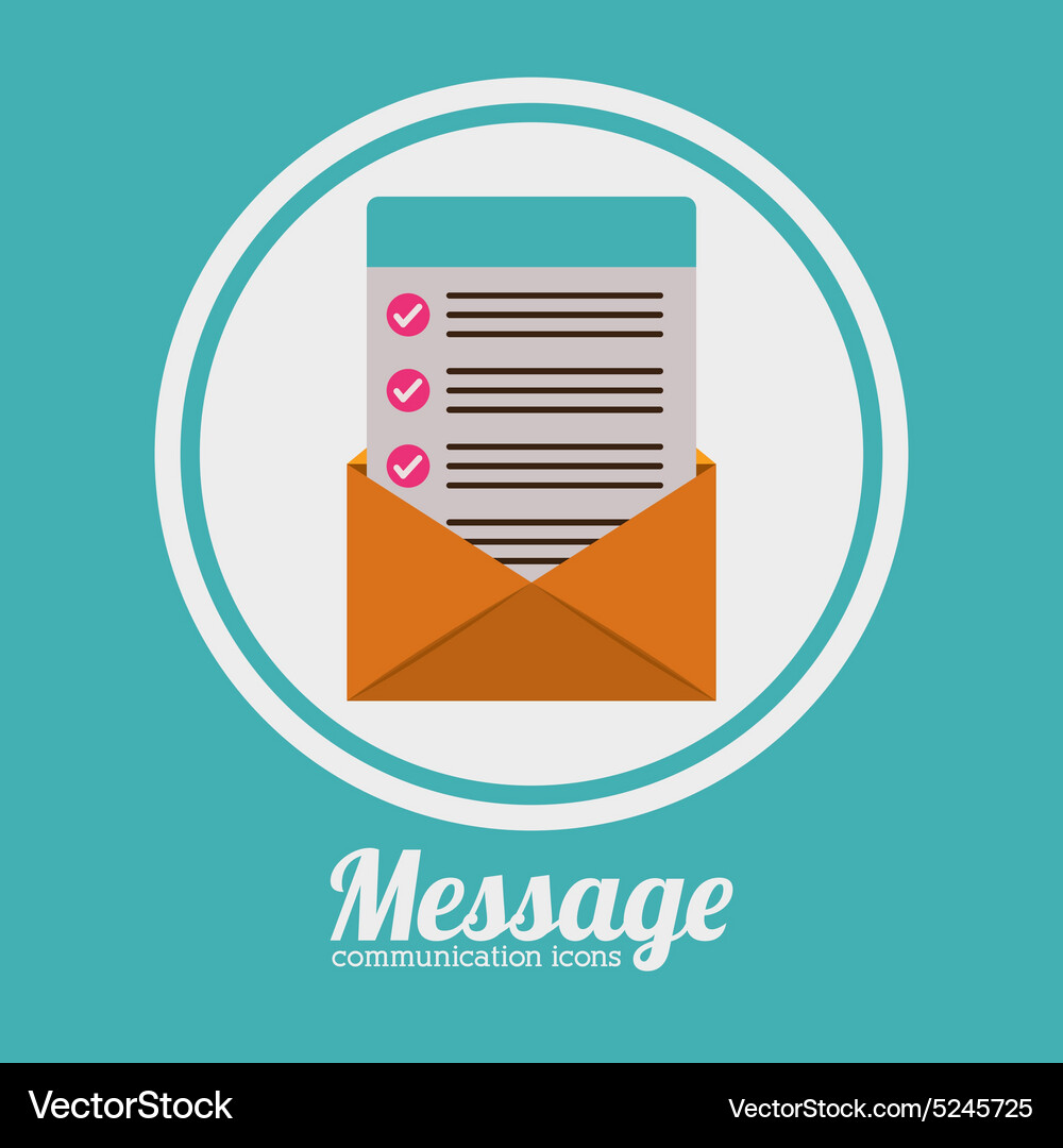 Communication design Royalty Free Vector Image