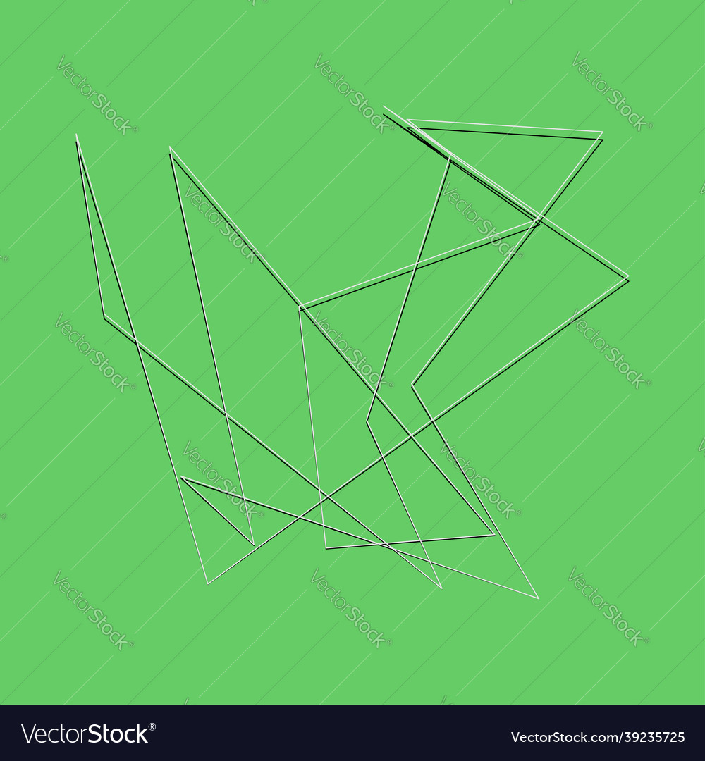Edgy ruptured shatter splinter shape design