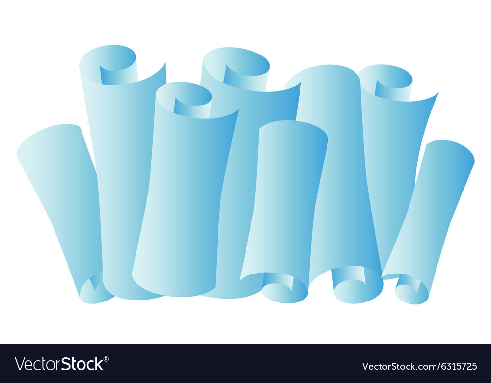 Paper scroll roll