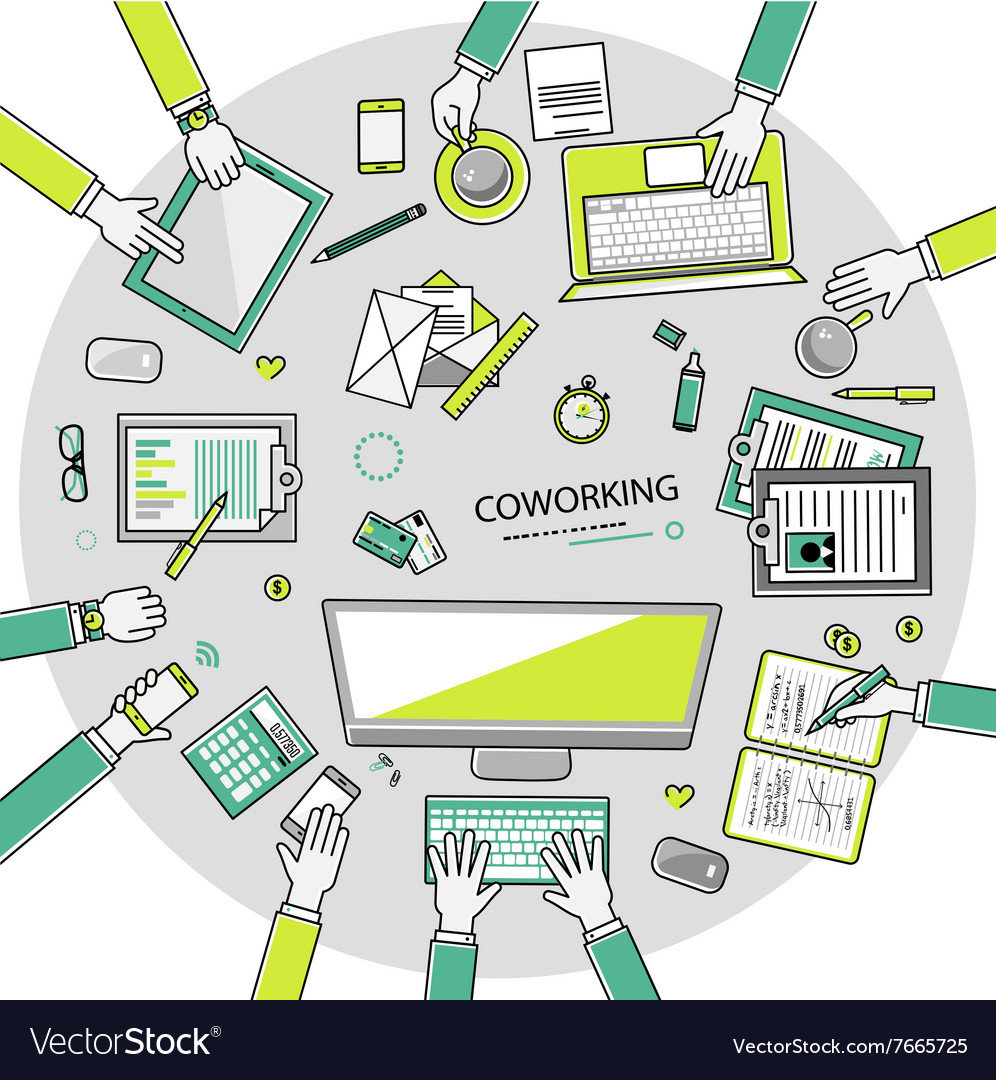 Workspace concept of working in multicultural