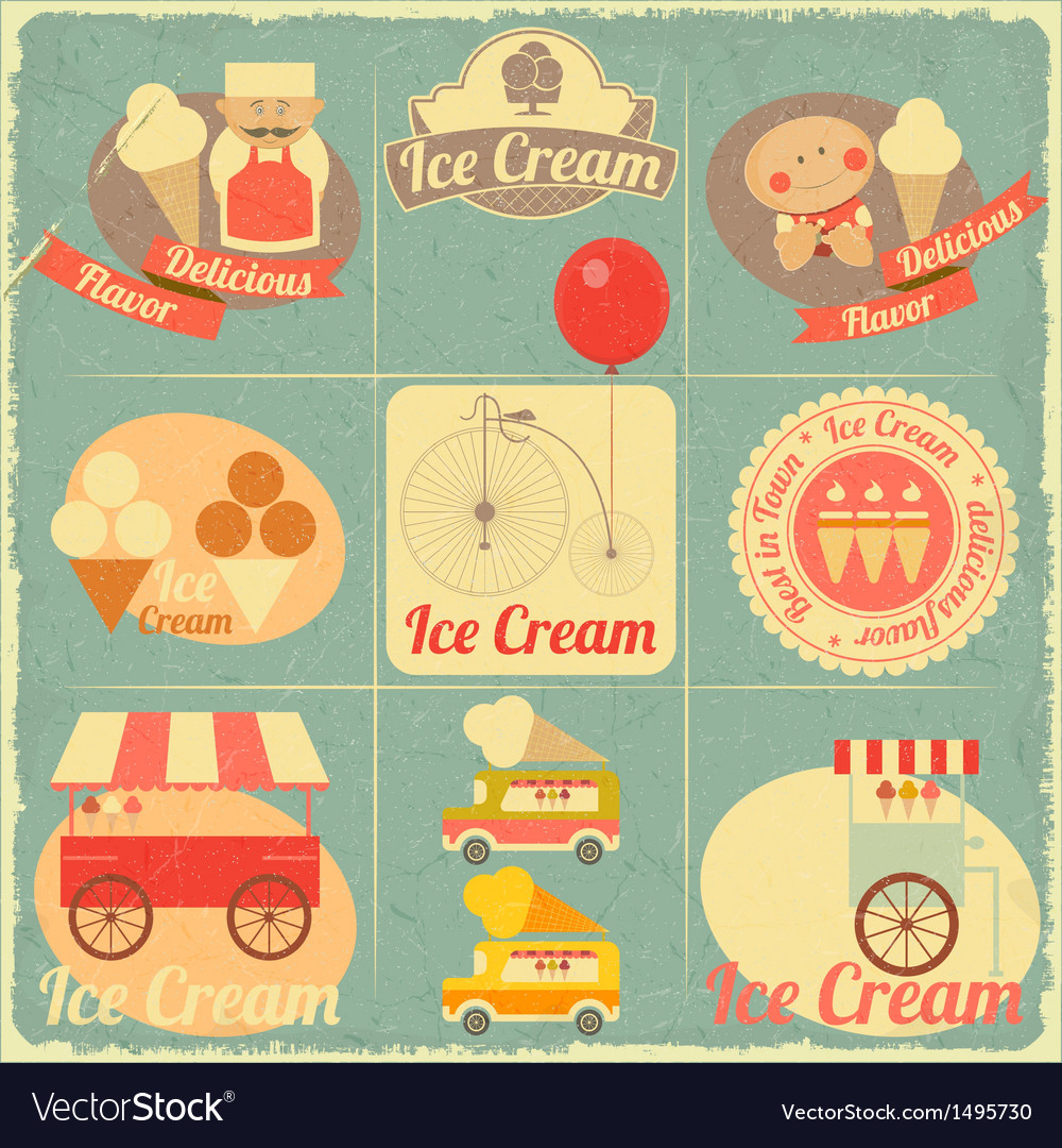 Ice Cream Royalty Free Vector Image - VectorStock