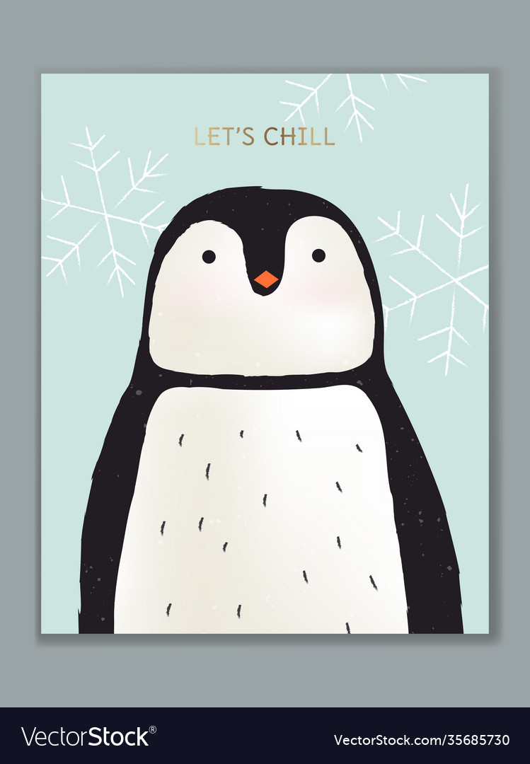 Luxury cartoon animal card des vector image Luxury cartoon animal card des