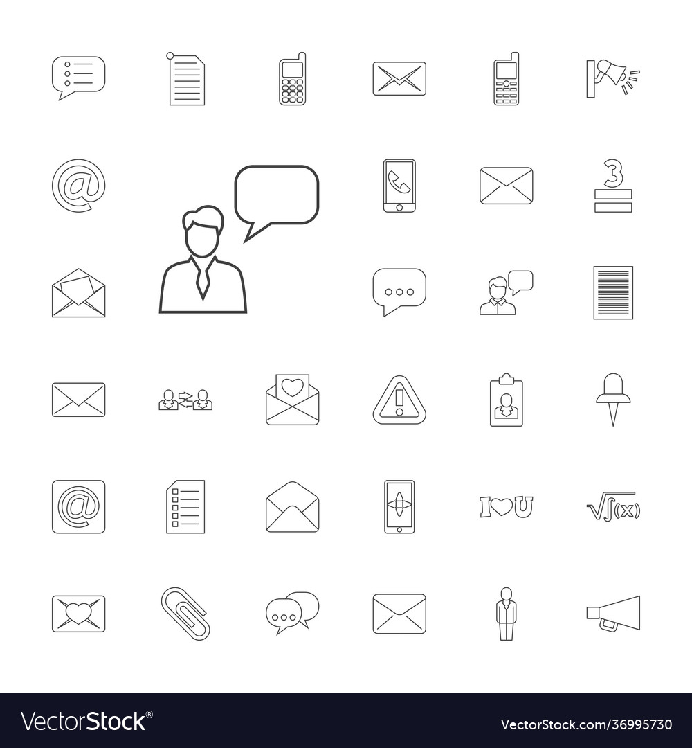 Message icons