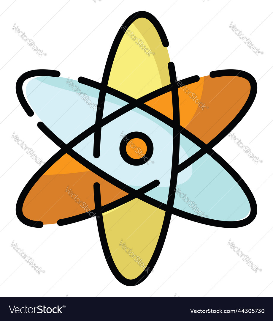 Physics subject on a white background Royalty Free Vector