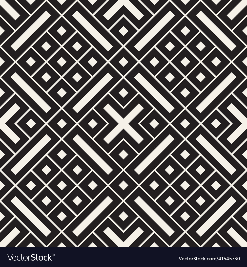Seamless pattern repeating geometric elements vector image Seamless pattern repeating geometric elements