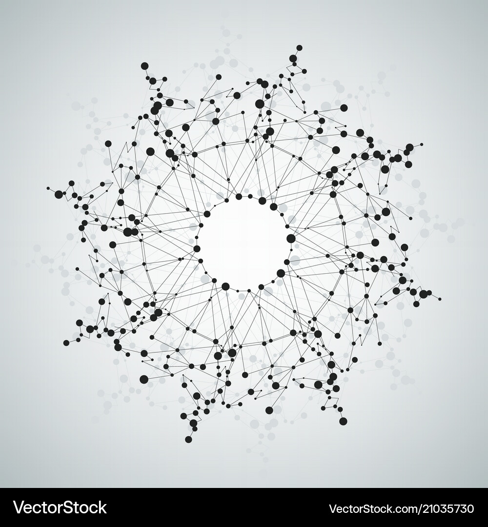 Wireframe mesh polygonal element Royalty Free Vector Image