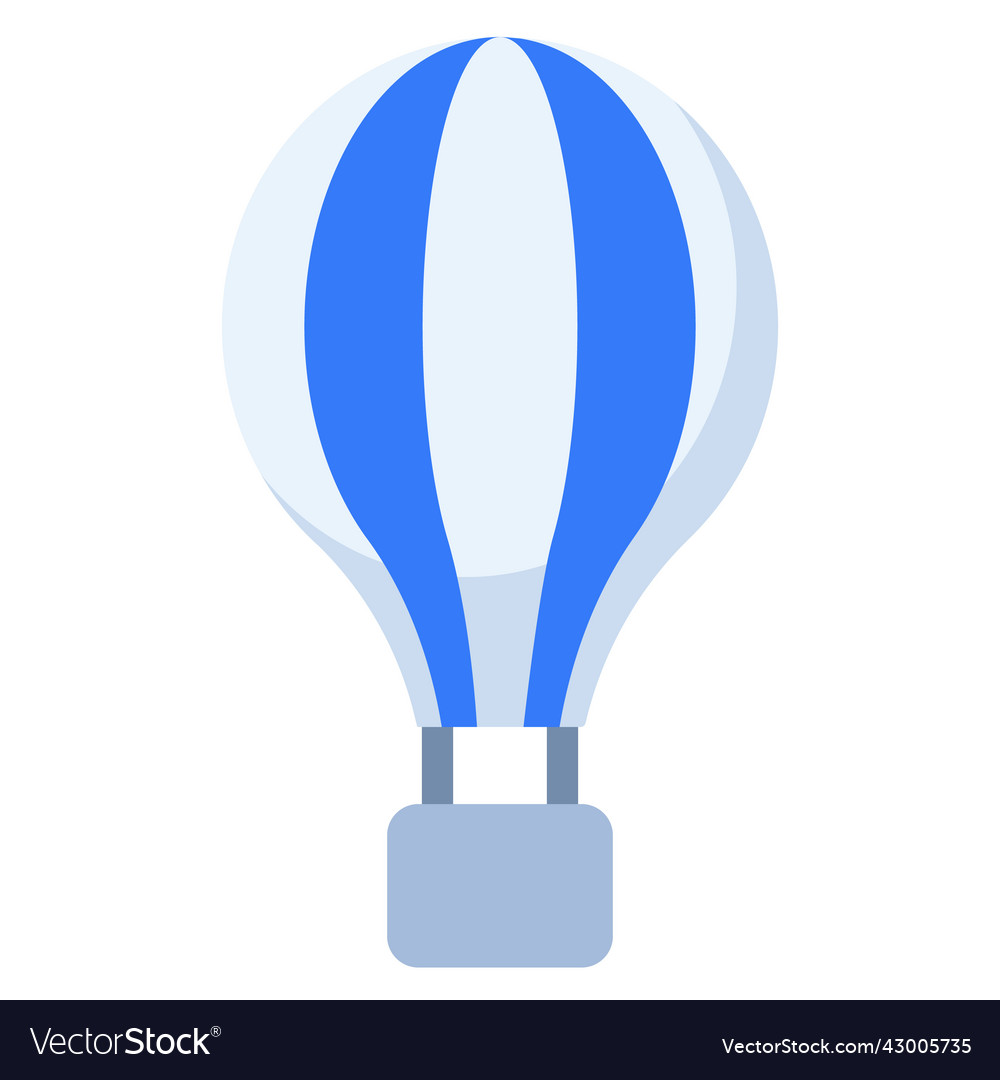Balloon empty state single isolated icon with flat