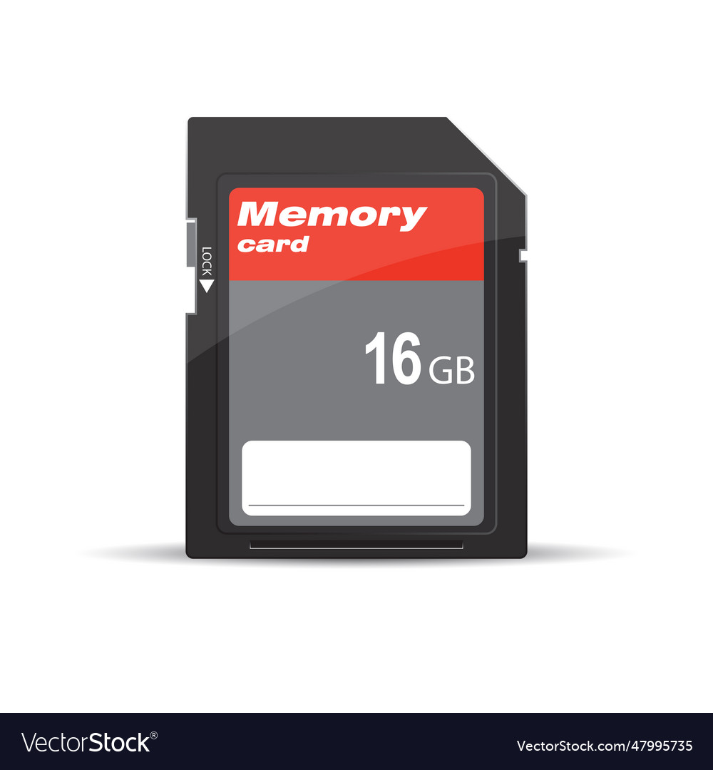 Memory card isolated