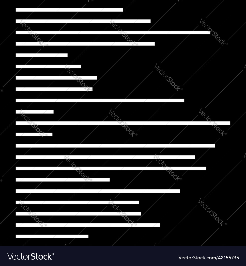 Random lines stripes element vector image Random lines stripes element