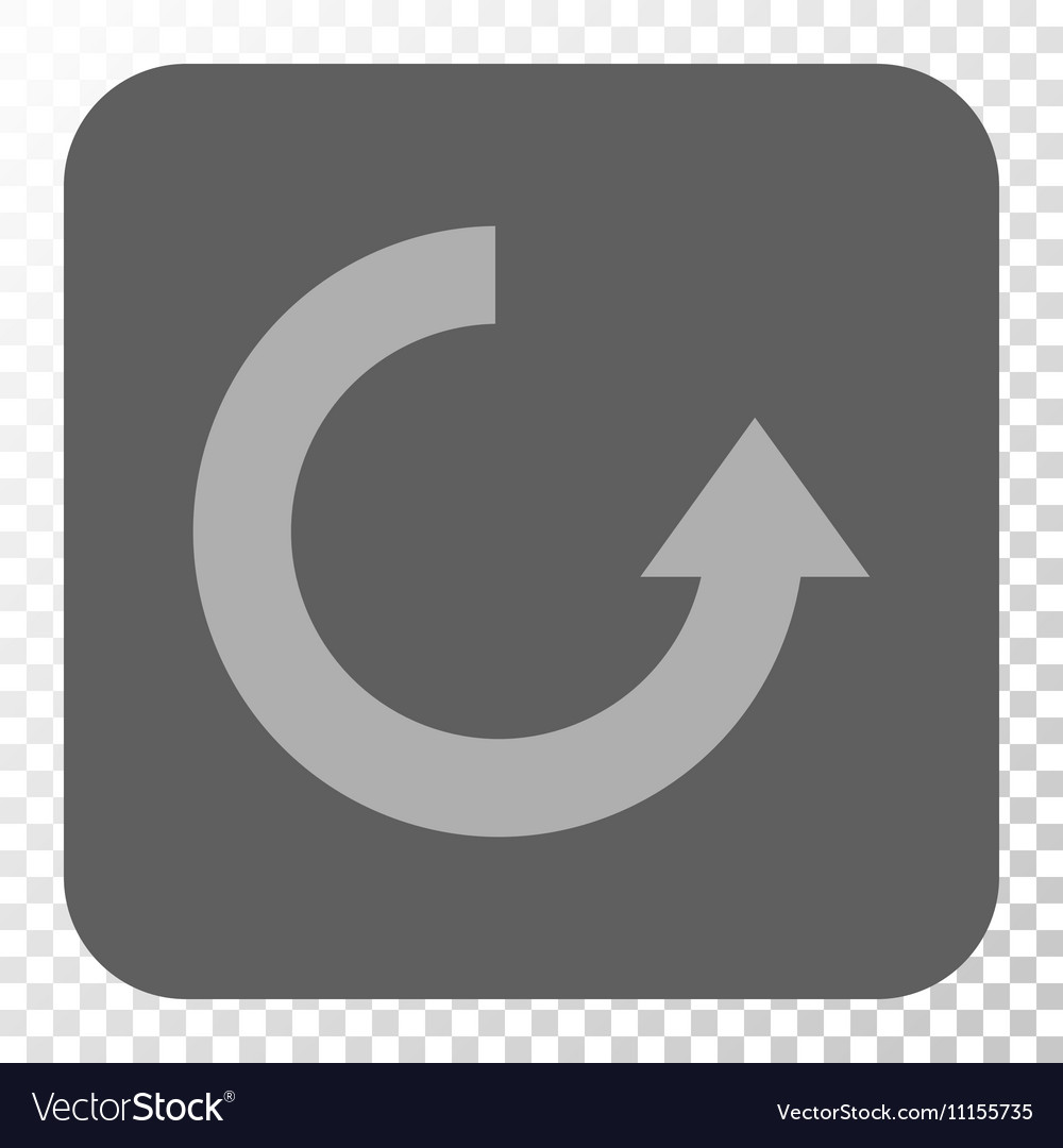 Rotate up rounded square button