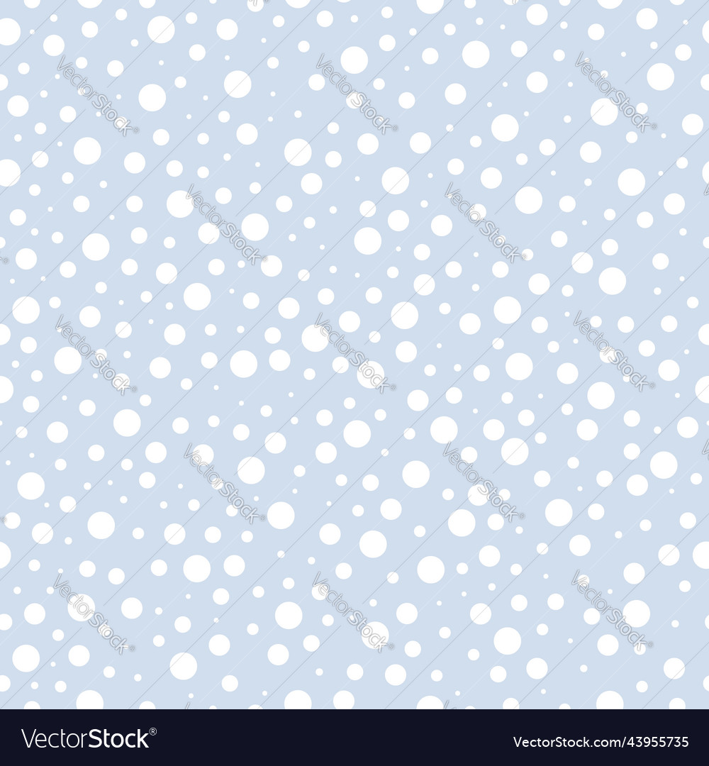 Seamless pattern of snowfall