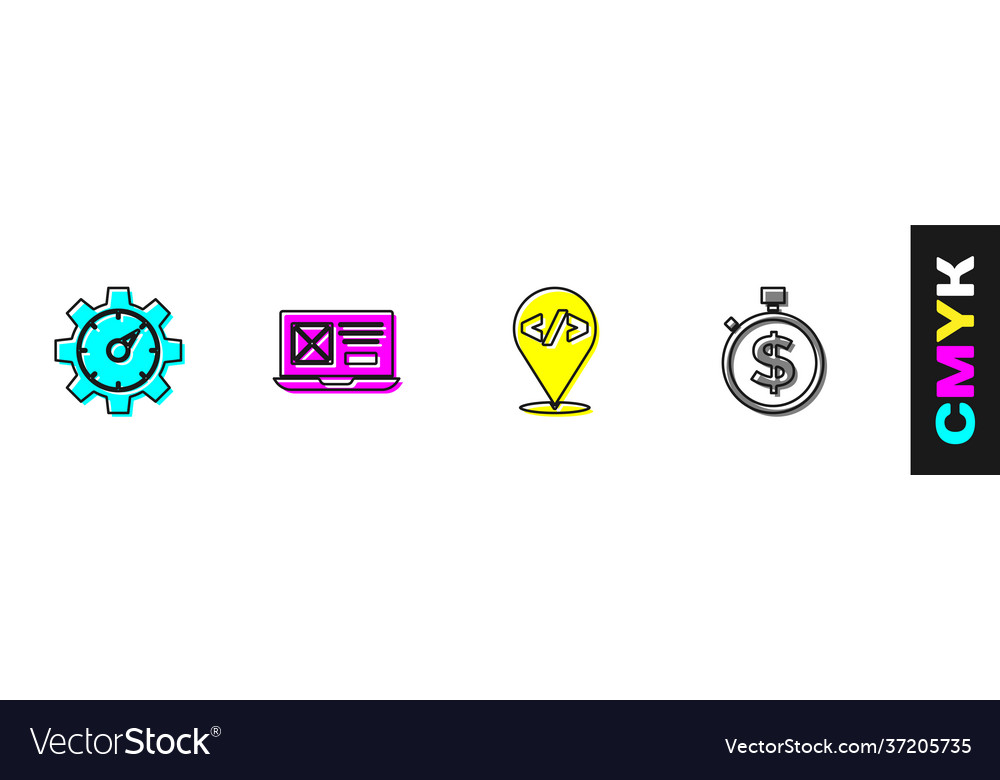 Set website statistic ui or ux design front end