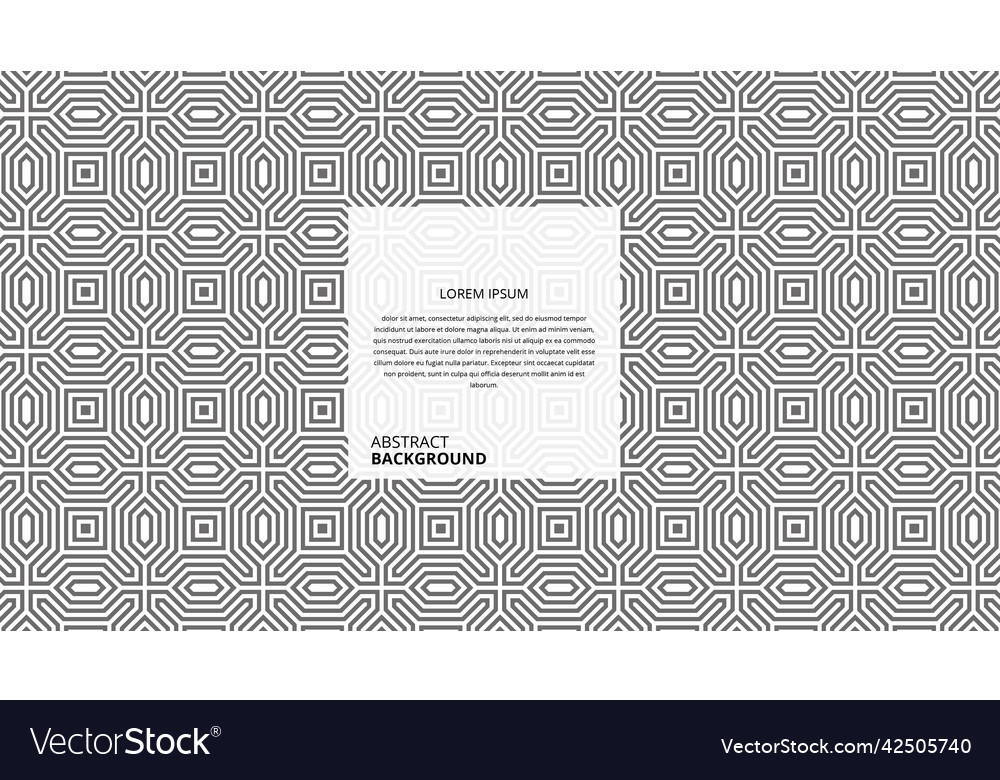 Abstract geometric square diamond lines pattern