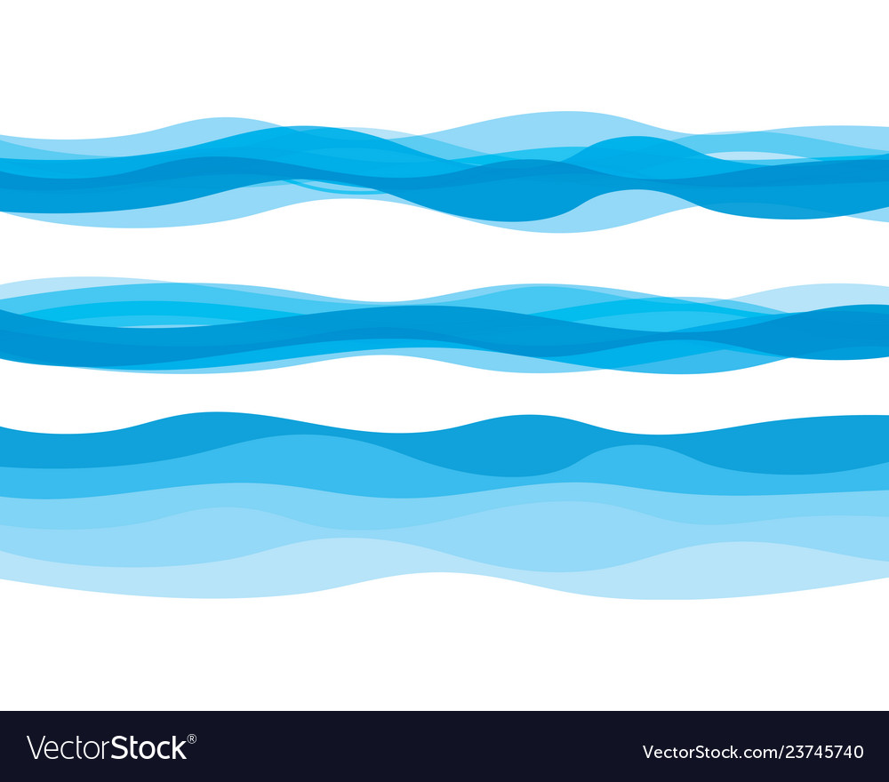Abstract water wave design background Vector Image Abstract water wave design background
