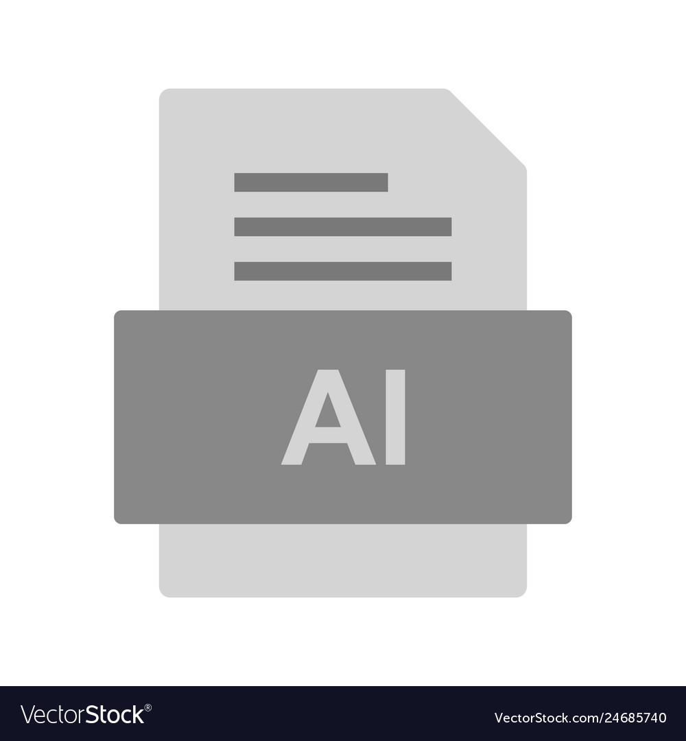 Ai file document icon